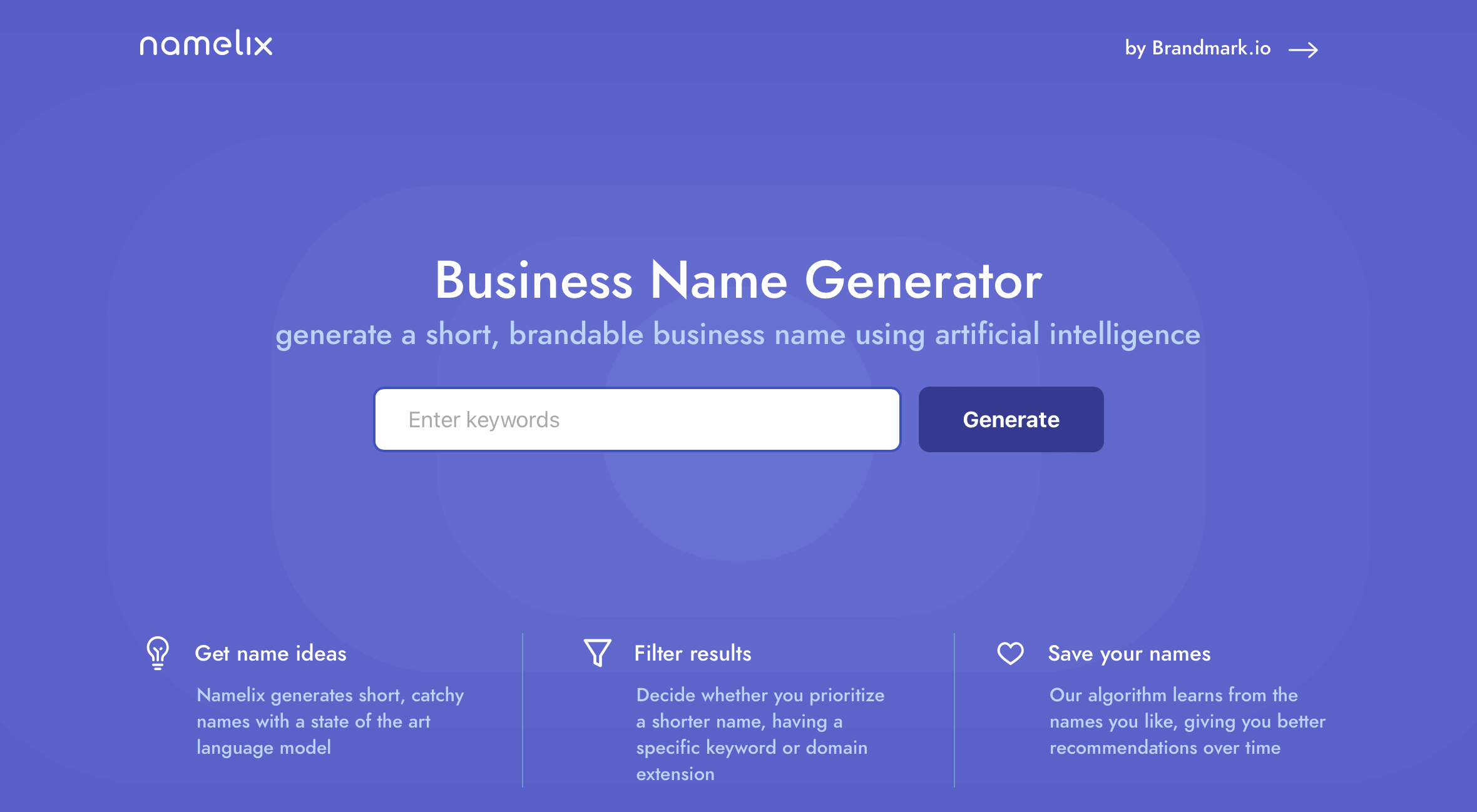 Namelix | AI智库导航-aiguide.cc